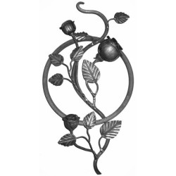 Ornament ruža 500x280 mm, 12x12mm Ornament ruža 500x280 mm, 12x12mm
